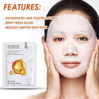 O3+ Facialist Radiant Face Sheet Mask for Oxygenates and tightens pores to reduce uneven skin tone (30g)