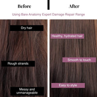 Bare Anatomy Ultra Smoothing Shampoo for Dry and Frizzy Hair | Restores Smoothing & Texture by 37% | Powered By Carbohydrate Complex & Niacinamide | SLS & Paraben Free | Vegan | For Men & Women -250ml