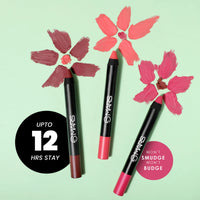 MARS Matte Liquid Lip Color | Long Lasting | Non-Transfer & Waterproof Lipstick for Women (4.5 ml) (08-Trend Train) Long Lasting Crayon Lipstick up to 12 Hours Stay (3.5 gm) (12-I Am Fierce)