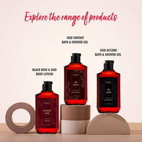 THE LOVE CO. Body Lotion | Nourishing Moisturizer Cream for Dry Skin | Suitable for Men and Women with Jojoba Oil, Shea Butter & Vitamin E | 50ml (Oud Accord)