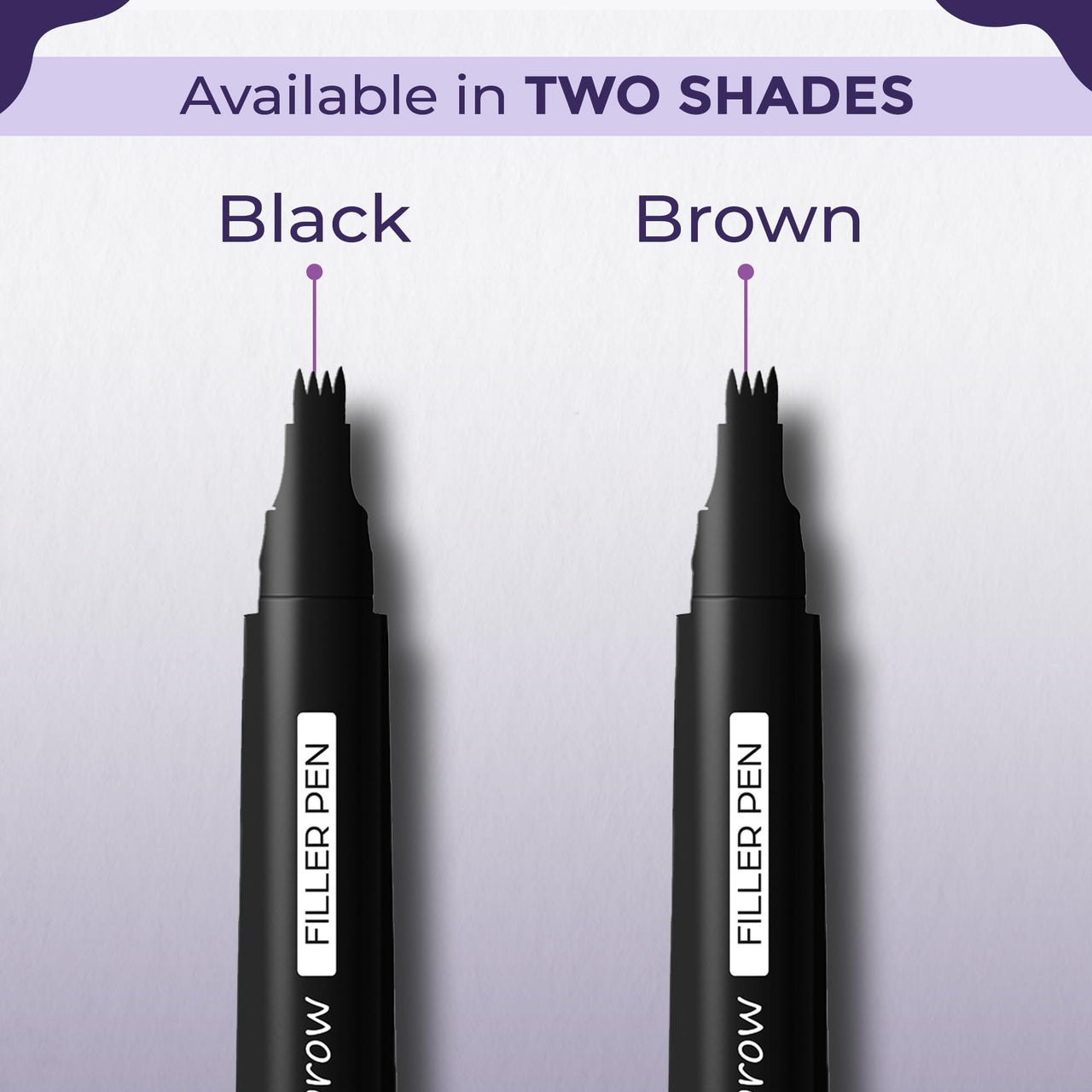 Sanfe Eyebrow Filler Pen | Perfect Eyebrow Enhancer, waterproof & smudge-proof | one swipe application with micro precision, natural & long-lasting finish | For Denser & Fuller Eyebrows | Black (Black, Pack Of 1)