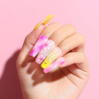 Bolt Bee Blooming Gel 15ml Clear Uv Led Blossom Gel Polish for Spreading Effect Marble Natural Stone Watercolor Floral Print Soak off Diy Nail Art Design Manicure Gift for Women