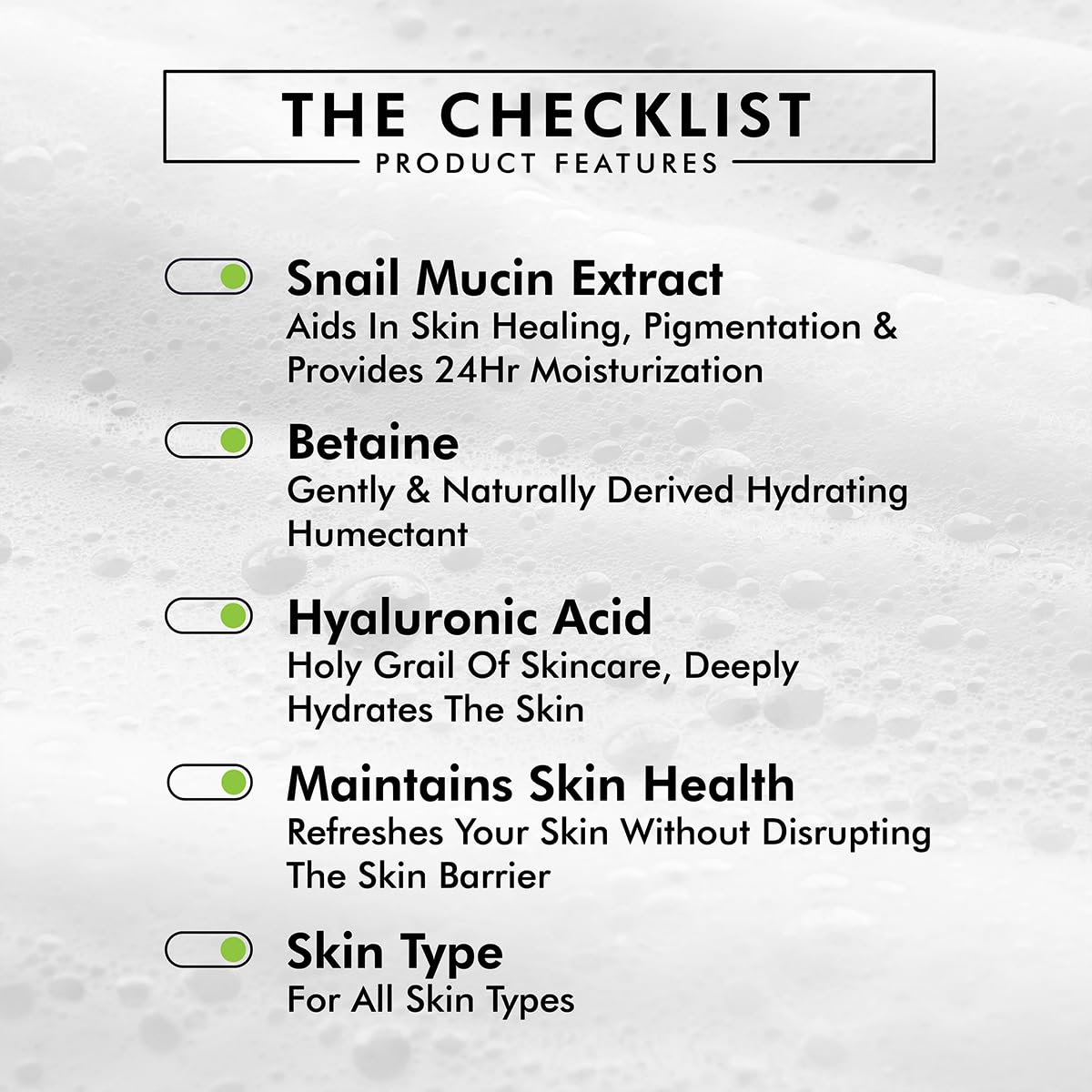 Conscious Chemist Snail Mucin Face Wash | 100ml | Cleanser for Face for Women & Men, Low pH Gel with Korean Snail Mucin Concentrate, Hyaluronic Acid & Betaine, All Skin Types - Snail Magic