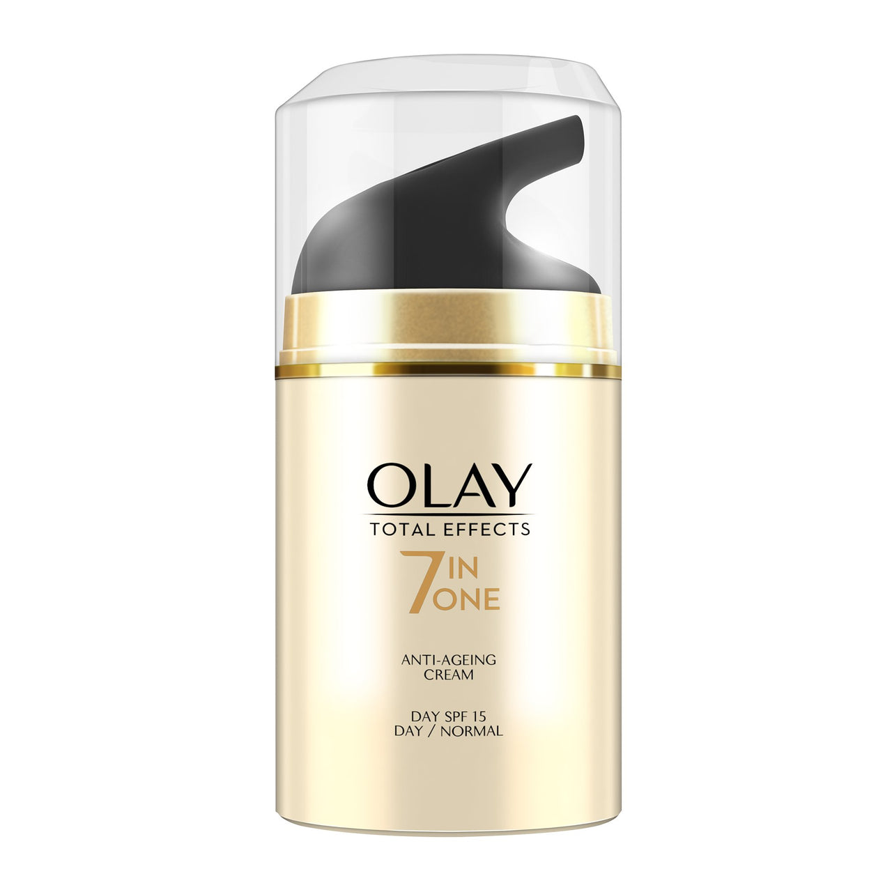 Olay Day Cream Total Effects 7 in 1, Anti-Ageing SPF 15, 50g And Olay Night Cream Total Effects 7 in 1, Anti-Ageing Moisturiser, 50g