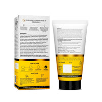 Dr. Sheth's Kesar & Kojic Acid Sunscreen with SPF 50 Pa++++ | For Pigmentation-Free Skin | No White Cast & Light Weight | For Daily Moisturization | For All Skin Types | 50 g