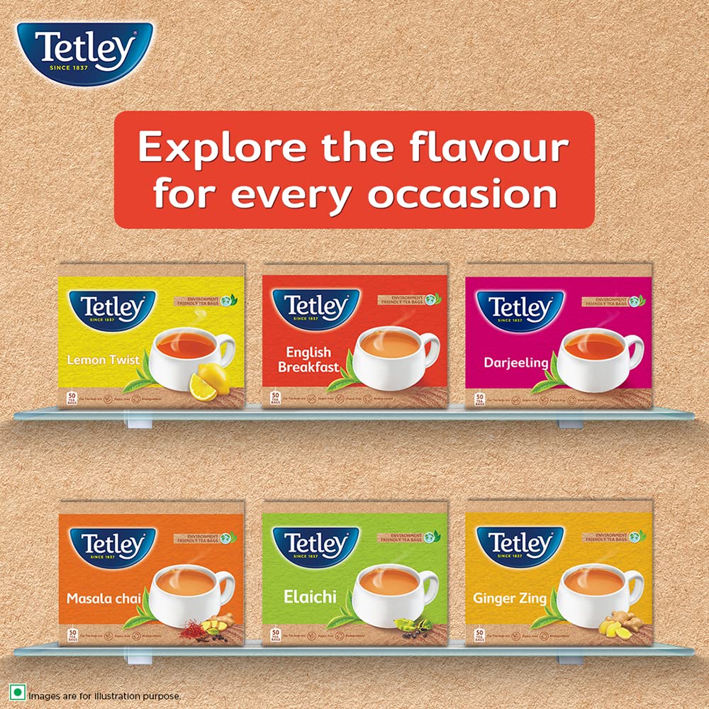Tetley | English Breakfast Tea | Black Tea |50 Tea Bags