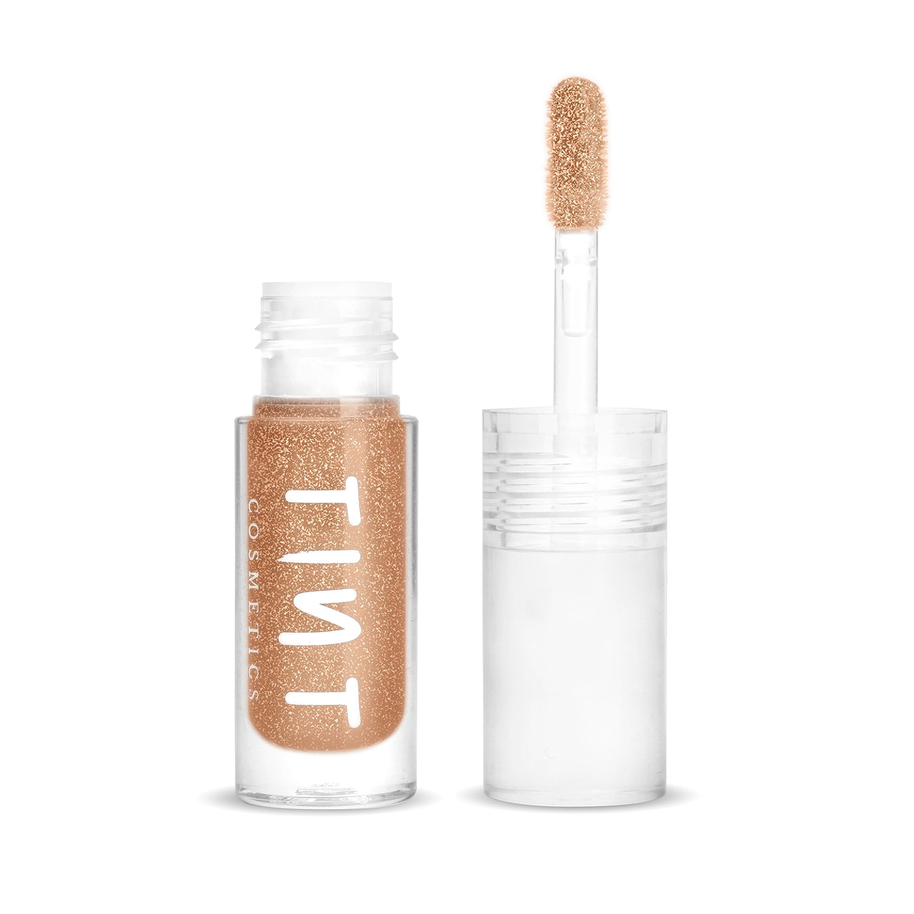 Tint Cosmetics 2.5ml Shimmery Nude Lipgloss, Non Sticky, Hydrating, Light Weight, Long Lasting, High Shine & Soft Natural Liquid Lip Gloss For Girls & Women (Caramel Latte)