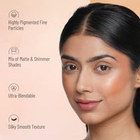 Swiss Beauty Ultra Blush Palette with highly blendable shades | Pigmented Blusher for a Natural Flush | Shade-2, 16gm|