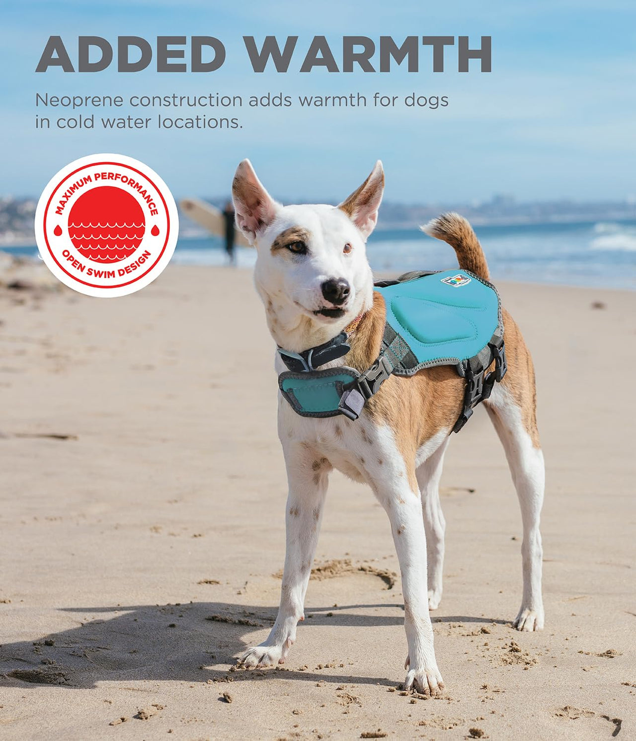 Outward Hound Dawson Swim Blue Dog Life Jacket, XS Dawson (Warmth) X-Small (Chest Girth: 11"-15")
