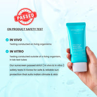 Mirabelle Korea Hya-Colla Moisture Sunscreen SPF 50+ PA++++ | Lightweight & Hydrating | No White Cast | In-Vivo Tested | Korean Skincare | For Men & Women | For All Skin Types | 50ml