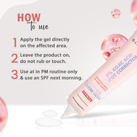 Glamveda 3% Kojic Acid Spot Corrector Gel Reduces Acne Scars & Dark Spots | Glow Booster & Pigmentation Removal | With Alpha Arbutin & Niacinamide | 20g
