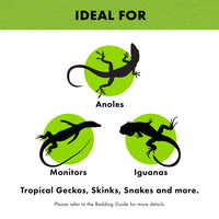 Zilla Reptile Terrarium Floor Liners Green 30BR/40BR/50/65 Gallon, 17.25