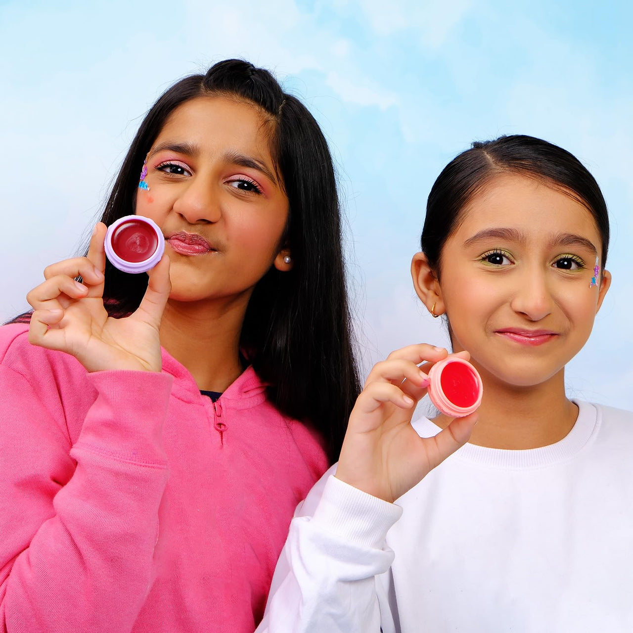 Whimsy Lip N Cheek Tint For Girls, Preteen And Teens|Kids Natural Lip Balm With Jojoba Oil And Vitamin E For Lips, Eyelids & Cheeks|Kids Makeup Safe|Skin Friendly Lip Balms For Girls - Pink