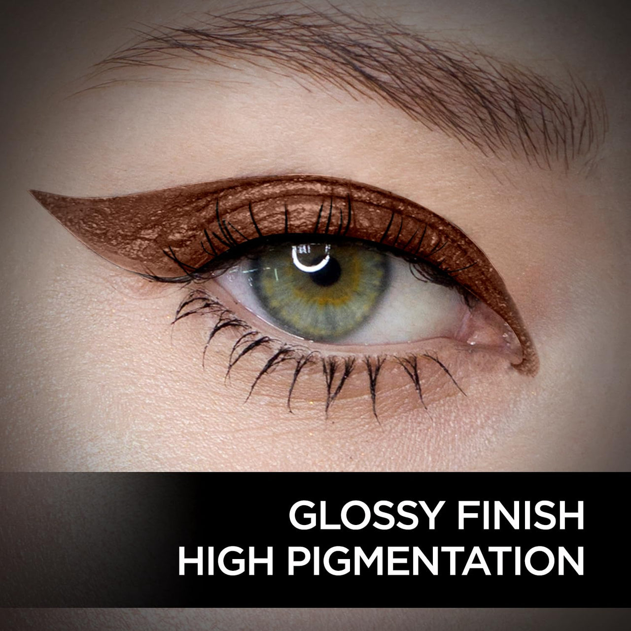 FACESCANADA Magneteyes Color Eyeliner Gel - Powerful Brown,4 Ml|Glossy Finish|24Hr Long-Lasting|Waterproof|Smudgeproof|Precise Application|Intense Color Payoff|Almond Extract & Vitamin E