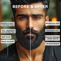 Mancode Beard Softener Cream - 100gm | for Frizzy Rough Dry Mustache and Beard | Long Lasting Moisturization & Nourishement | Mooch Beard Perfect Styling Cream | Argan Almond Walnut Oil Shea Butter Proteins and Vitamins Enriched | No Paraben No Sulfate (P