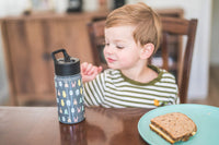 Simple Modern Paw Patrol Kids Water Bottle with Straw Insulated Stainless Steel Toddler Cup for Boys, Girls, School | Summit Collection | 14oz, Chase on the Case Paw Patrol: Chase on the Case