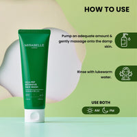 Mirabelle Korea Cica-Peptide Intensive Face Wash 120ml | Korean Gentle Hydrating Cleanser for All Skin Types | Soothing, Barrier Repair & Anti-Aging | Suitable for Men & Women