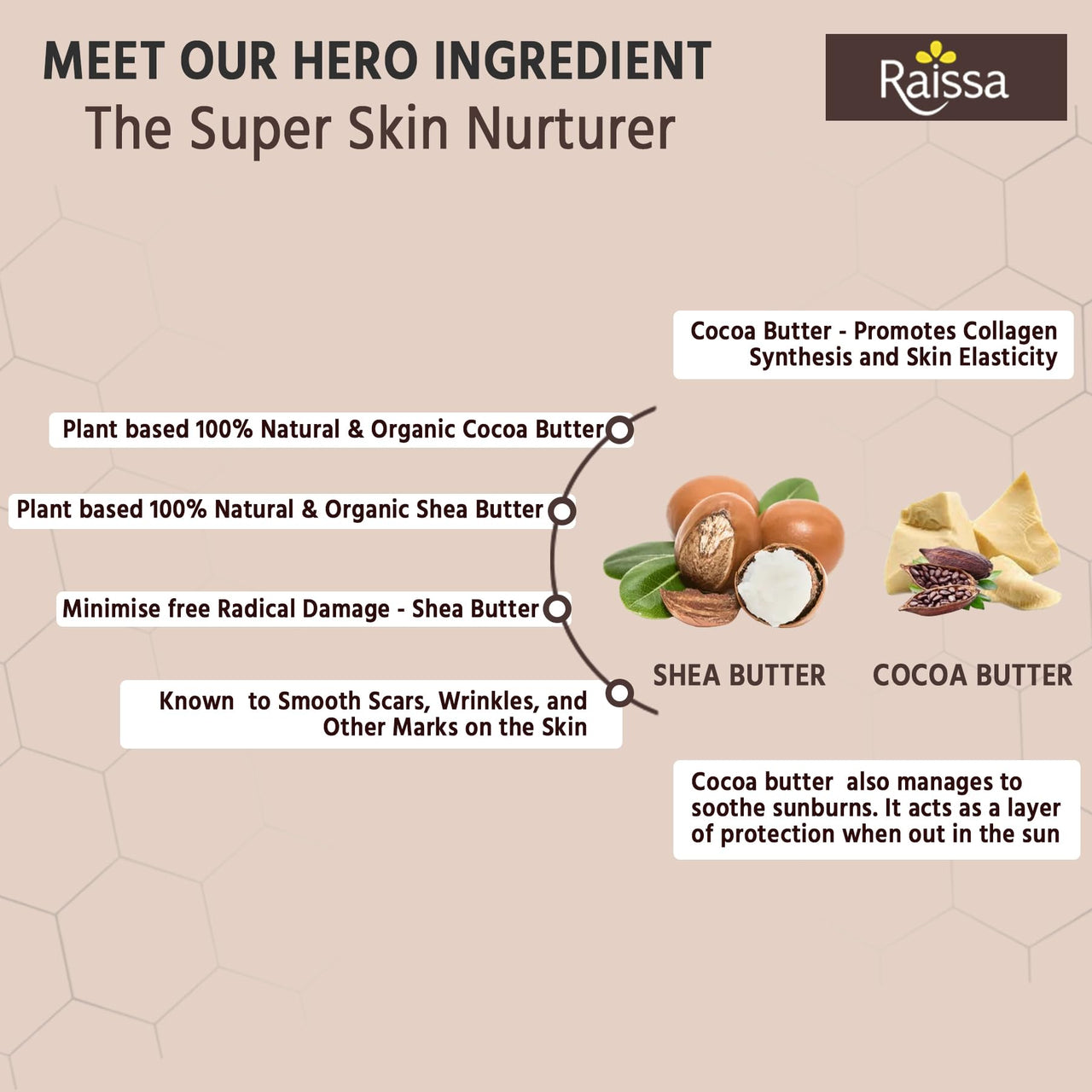 Raissa Butter Soft - Intense Moisture Body Lotion For Women & Men | 2 X 300 ml | Plant based 100% Natural & Organic Cocoa & Shea Butters | Non Greasy | Fast Absorbing | All Skin Types