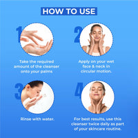 DR. SAKHIYA'S Anti Acne/Pimple Face Cleanser - With 2% Salicylic Acid And 5% Niacinamide –70ml(Pack Of 1) / Anti-Acne Cleanser For Face/Paraben & Fragrance-Free
