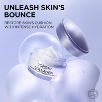 L'OREAL PARIS Collagen Face Moisturizer, Skin Care, Day And Night Cream, Anti-Aging Face Cream To Smooth Wrinkles, Non-Greasy 1. 7 Oz.