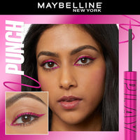 Maybelline New York Tattoo Play Pink Liquid Eyeliner - Punch, Upto 48 Hours Bold Color, Water-proof Eyeliner & Smudge-proof. Maybelline High-impact Color Liner, Vegan Formula | 2.1ml