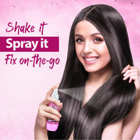 Livon Shake & Spray Serum for on-the-go hair | Provides instant shine, frizz control & damage protection | Spray serum for women & men | With Vitamin E & Argan Oil | 50ml