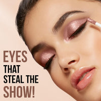 Hilary Rhoda Showstopper Liquid Eyeshadow | Gel-Based Formula | Shimmer Finish | Highly Pigmented | Blends Easily | Create Versatile Looks | 2ml (Rose Gold - Shade 03)