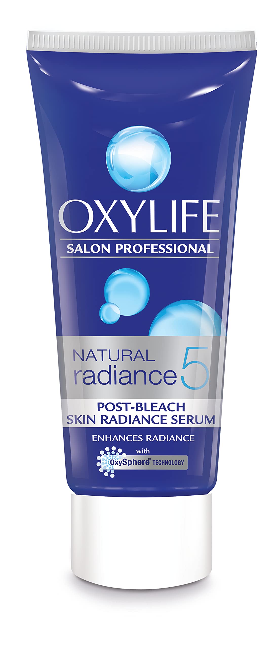 OxyLife Salon Professional Radiance 5 Crème Bleach-126G|With Oxysphere Technology|For Radiant&Even Skin Tone|Enriched With Vitamin E&Glycerine|Fights 5 Skin Problems|Professional Spa Like Experience