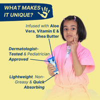 Healthbest Kids Face Cream SPF 15, 50ml - Organic, Gentle Baby Safe, Tear-Free, Paraben-Free, SLS-Free, Sensitive Skin Lotion, Watermelon Flavor