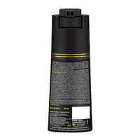 Indica Easy Do-It-Yourself Hair Color Shampoo Pump Pack with 5 Herbal Extracts and 100% Ammonia Free, Long Lasting Formula, 180 ML - Natural Black Colour (Gloves Included)