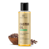 Botanic Hearth 100% Pure Castor Oil (Arandi) – Cold-Pressed, Hexane-Free for Hair Growth, Eyelashes, Eyebrows & Skin Care – 150ml