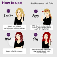 2.Oh! Italian- Sangria Pink Hair Color For Women & Men | Ammonia-Free DIY Semi Permanent Hair Color | Enriched with Argan Oil | Lasts upto 12-15 Washes | Pack of 2