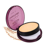 Hilary Rhoda Skin Perfecting Compact Powder | Oil Control & Matte Finish | Buildable Coverage | Blends Easily | Hides Imperfections | 6g (Light Beige | Shade 03)