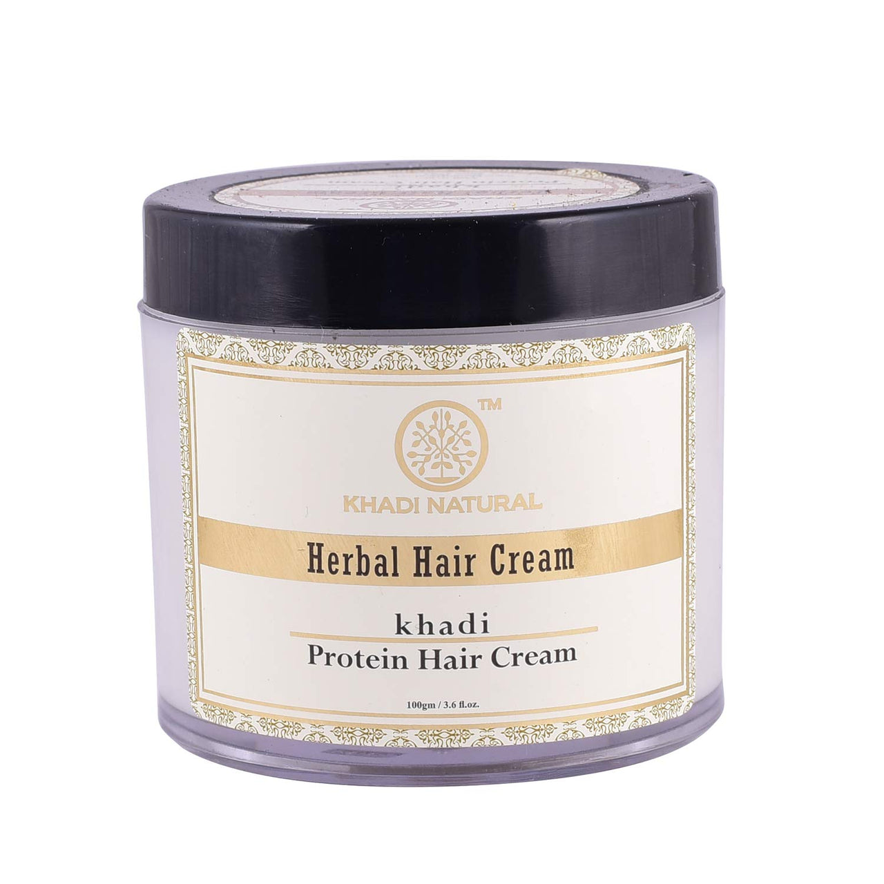 KHADI NATURAL Ayurvedic Amla and Bhringraj Hair Cleanser(Shampoo), SLS and Paraben Free, 210ml & KHADI NATURAL Protein Hair Cream, 100g