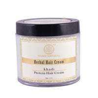 KHADI NATURAL Ayurvedic Amla and Bhringraj Hair Cleanser(Shampoo), SLS and Paraben Free, 210ml & KHADI NATURAL Protein Hair Cream, 100g
