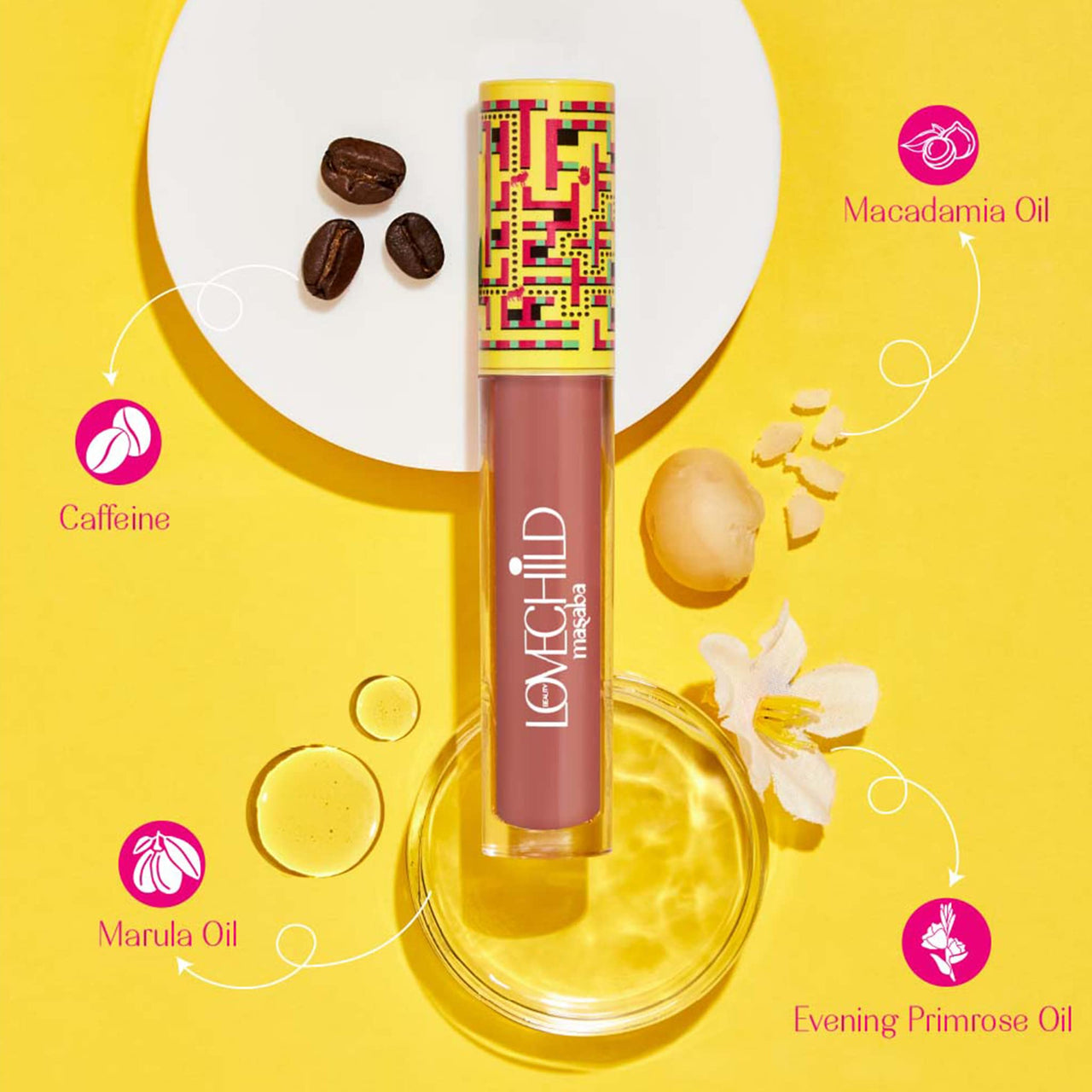 LoveChild Masaba Game On! - Clear The Lane - Mad Matte Liquid Lipstick, Beige-Pink Velvet Smooth, Non-Sticky, Hydrating & Moisturising, Lipsticks For All Skin Tones, 5Ml