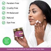 OG BEAUTY Ayurveda Brightening Face Gel | Enriched with Kumkumadi Oil | Brightens & Moisturizes Skin | Reduces Wrinkles, Fine Lines & Age Spots | Suitable for All Skin Types | 100GM