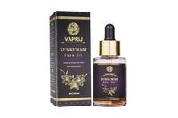 Vaprij Kumkumadi Tailam, Ayurvedic Face Oil, Saffron and 25 Herbs, Skin Brightning, Reduces Pigmentation, Dark Spots, Fine Lines, All Skin Types