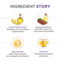 Oshea Herbals Glopure Lightening Face Serum For Normal Skin Type | Hydrates, Lightens & Evens Skin Tone | Enriched with Lemon Peel & Liquorice Extracts - 30ml