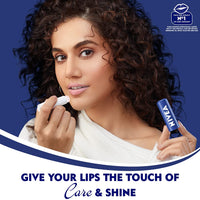 NIVEA Lip Balm, Original Care, 4.8g and NIVEA Lip Balm, Pomegranate Shine, 4.8g