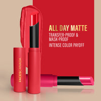 FACESCANADA Long Stay 3-In-1 Matte Lipstick - Sinful Peach 05, 2 Gm