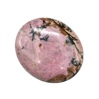 Rhodonite Palm Stone - Hot Massage Worry Stone for Natural Body Chakra Balancing, Reiki Healing and Crystal Grid Rhodonite