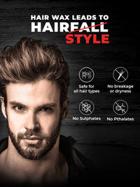 Beardo Stronghold Hair Wax, 100 gm (Pack of 2) | Crystal Hair Wax | Hair Wax Men | Styling Wax | Glossy Finish | Shine | Strong Hold | Hair Wax