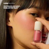 Fae Beauty Liquid Lush Blush (5.5ml) | Featherlight, Easy Blend Formula with a Seamless, Serum Like Finish | 8hr Long Wear | Rich, Buildable Pigment | Formulated with a Bloom Blend of Hibiscus, Magnolia and Chamomile Extracts - Lazy