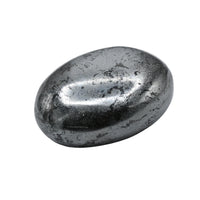Hematite Palm Stone - Massage Worry Stone for Natural Body Chakra Balancing, Reiki Healing and Crystal Grid Hematite