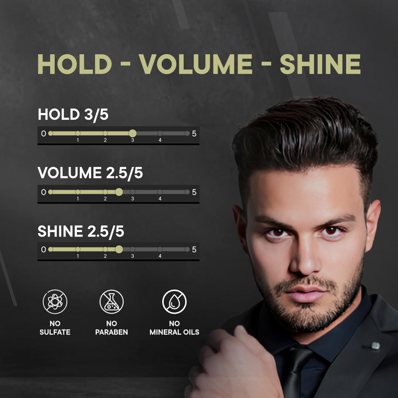 Men Deserve - Combo Pack of Daily Hair Cream & Hair Styling Cream (2x100g) | Non-Greasy Hair Cream for Men With Olive Oil, Coconut Oil, & Keratin for Dry and frizzy hair