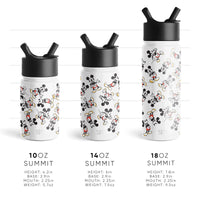 Simple Modern Disney Princesses Kids Water Bottle with Straw Lid | Reusable Insulated Stainless Steel Cup for Girls, School | Summit Collection | 14oz, Princesses Royal Beauty 14oz Water Bottle Disney-Princesses Royal Beauty