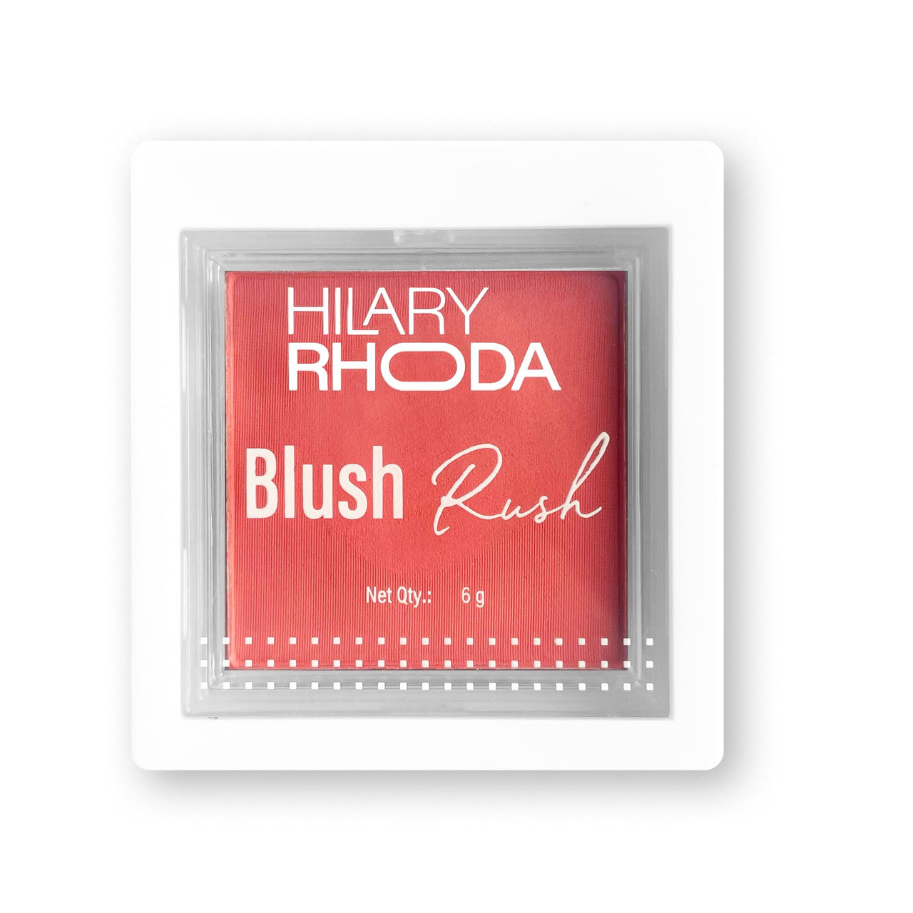 Hilary Rhoda Blush Rush | Highly Pigmented | Silky Smooth Texture | Available in 6 Shades | Matte Finish | Buildable Coverage | Blends Easily & Glides on Smoothly - 6g (Tube Rose | Shade 04)