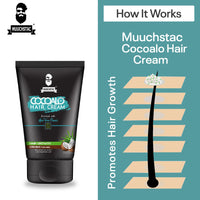 Muuchstac Cocoalo Hair Cream (Pack of 1, 80g) (80 g)