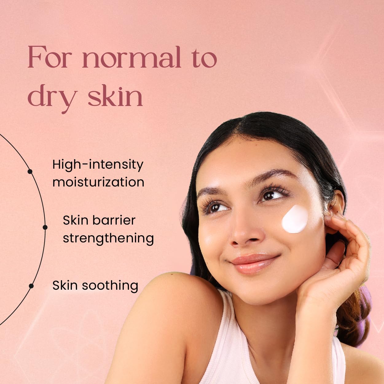 SkinInspired Ceramide Moisturizer Cream, For Inflammation, Barrier Repair | Long Lasting Hydration | Face Moisturiser For Normal to Dry Skin & Moisturizing Cream For Women & Men (50g)